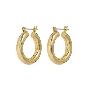 Luv AJ Baby Amalfi Hoops Gold